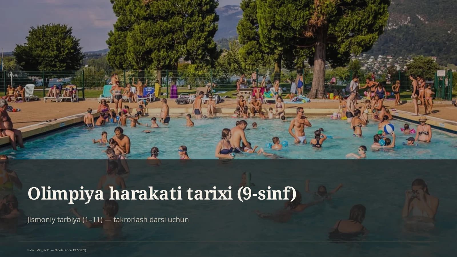 Olimpiya harakati tarixi (9-sinf)
