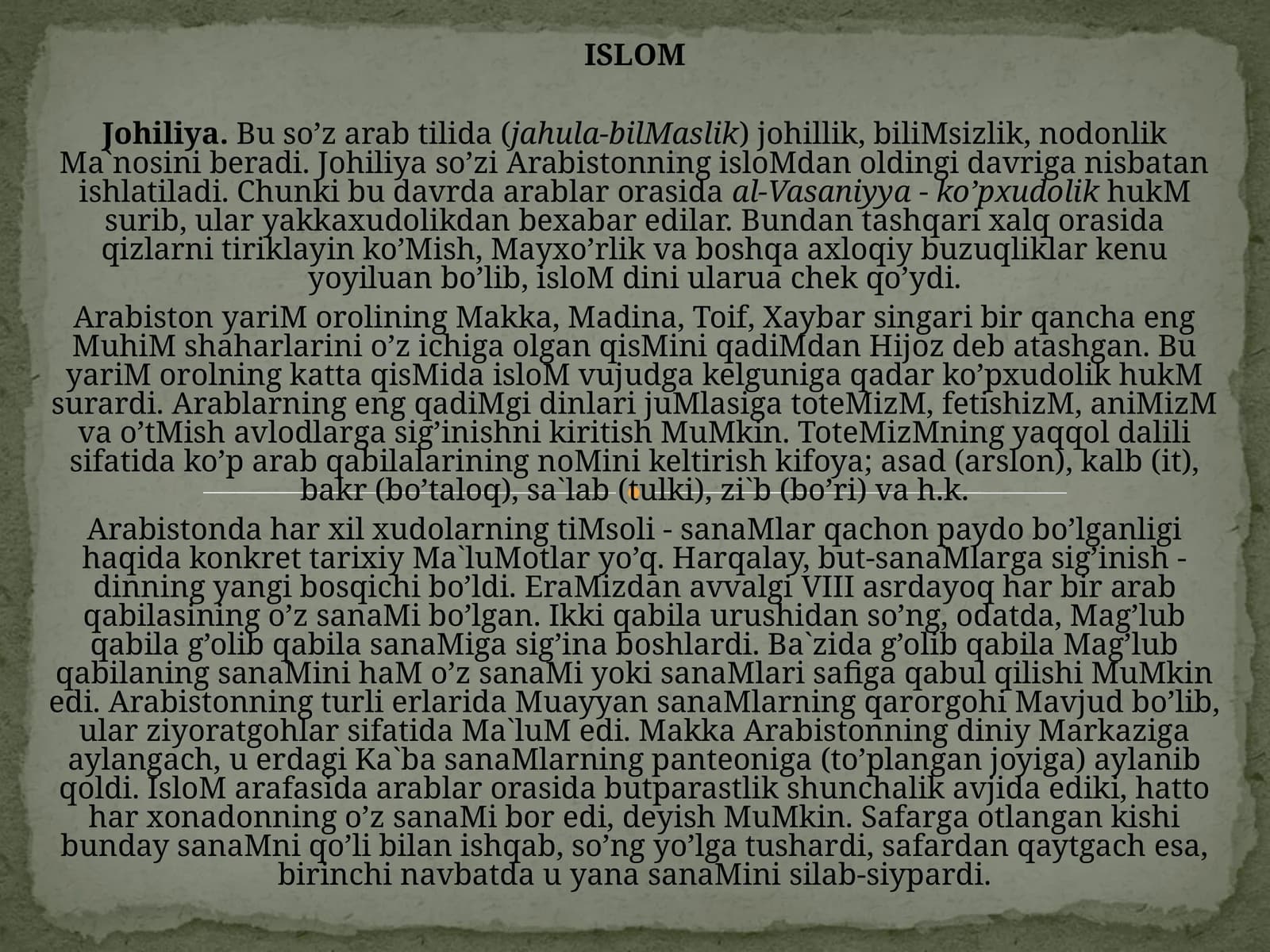ISLOM