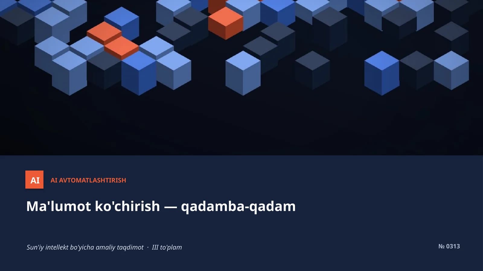 AI AVTOMATLASHTIRISH