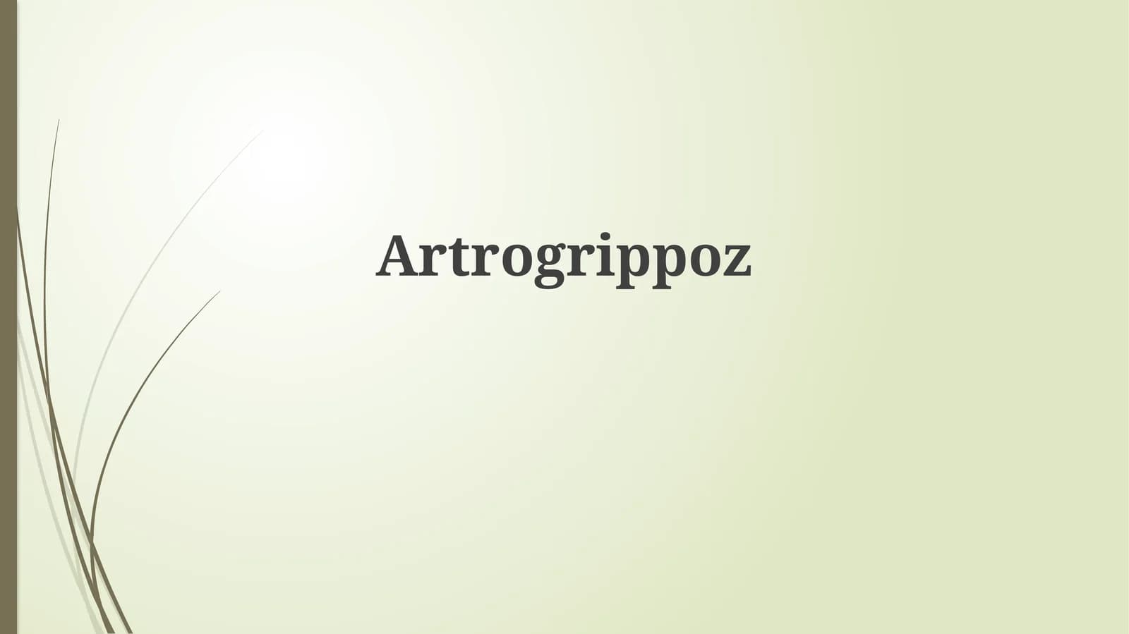 Artrogrippoz