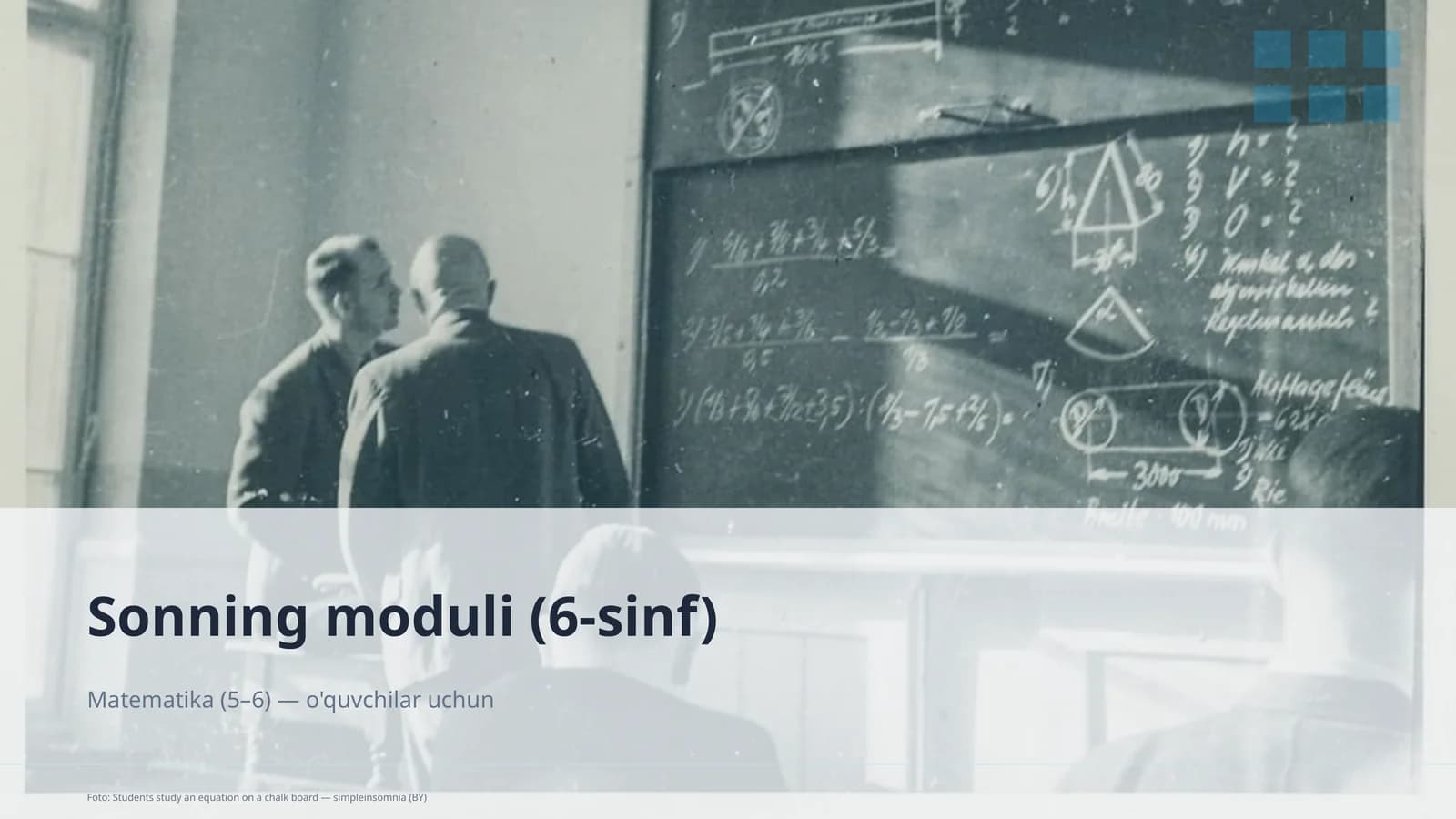 Sonning moduli (6-sinf)