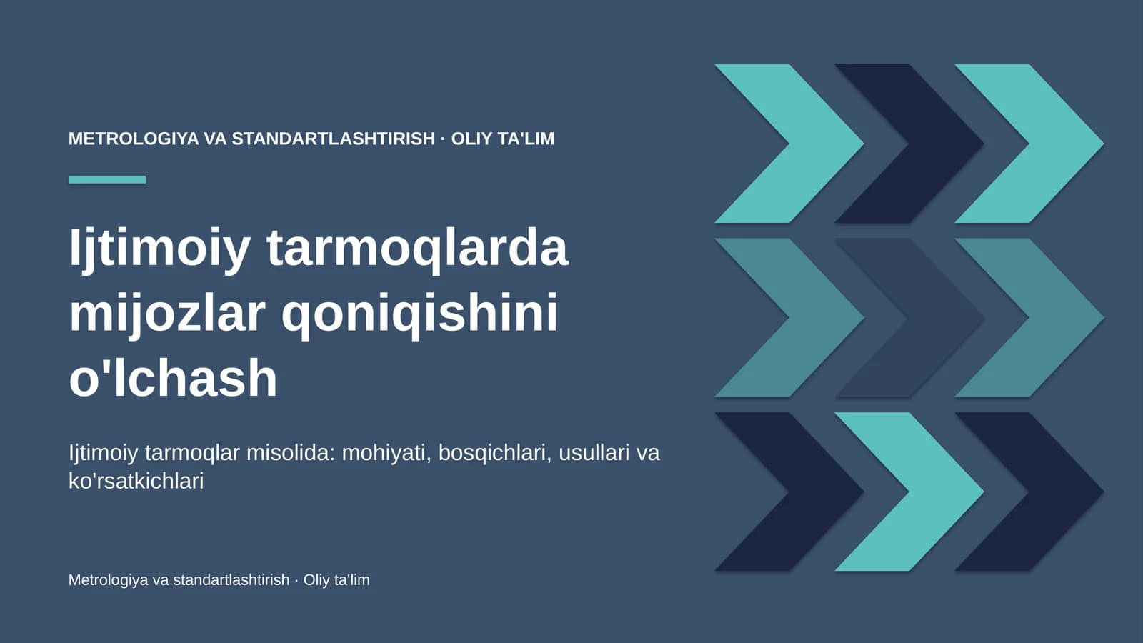 Ijtimoiy tarmoqlarda mijozlar qoniqishini o'lchash