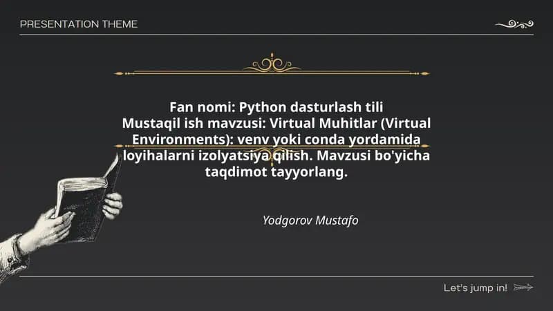 Python dasturlash tili