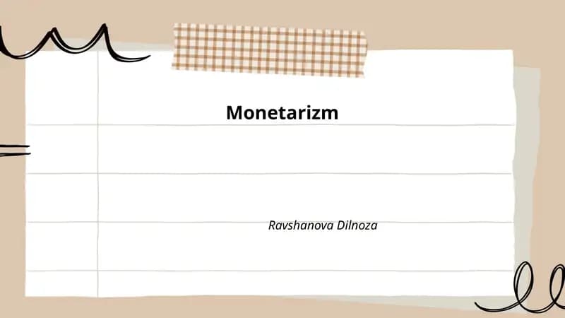 Monetarizm