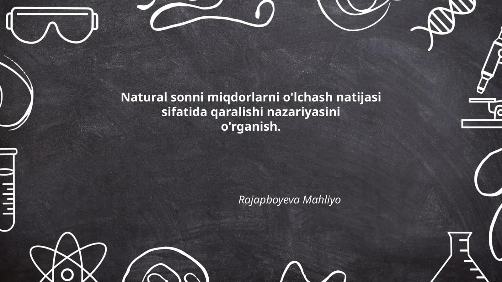 O'lchash nazariyasi