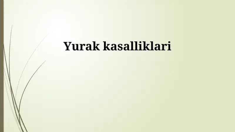 Yurak kasalliklari