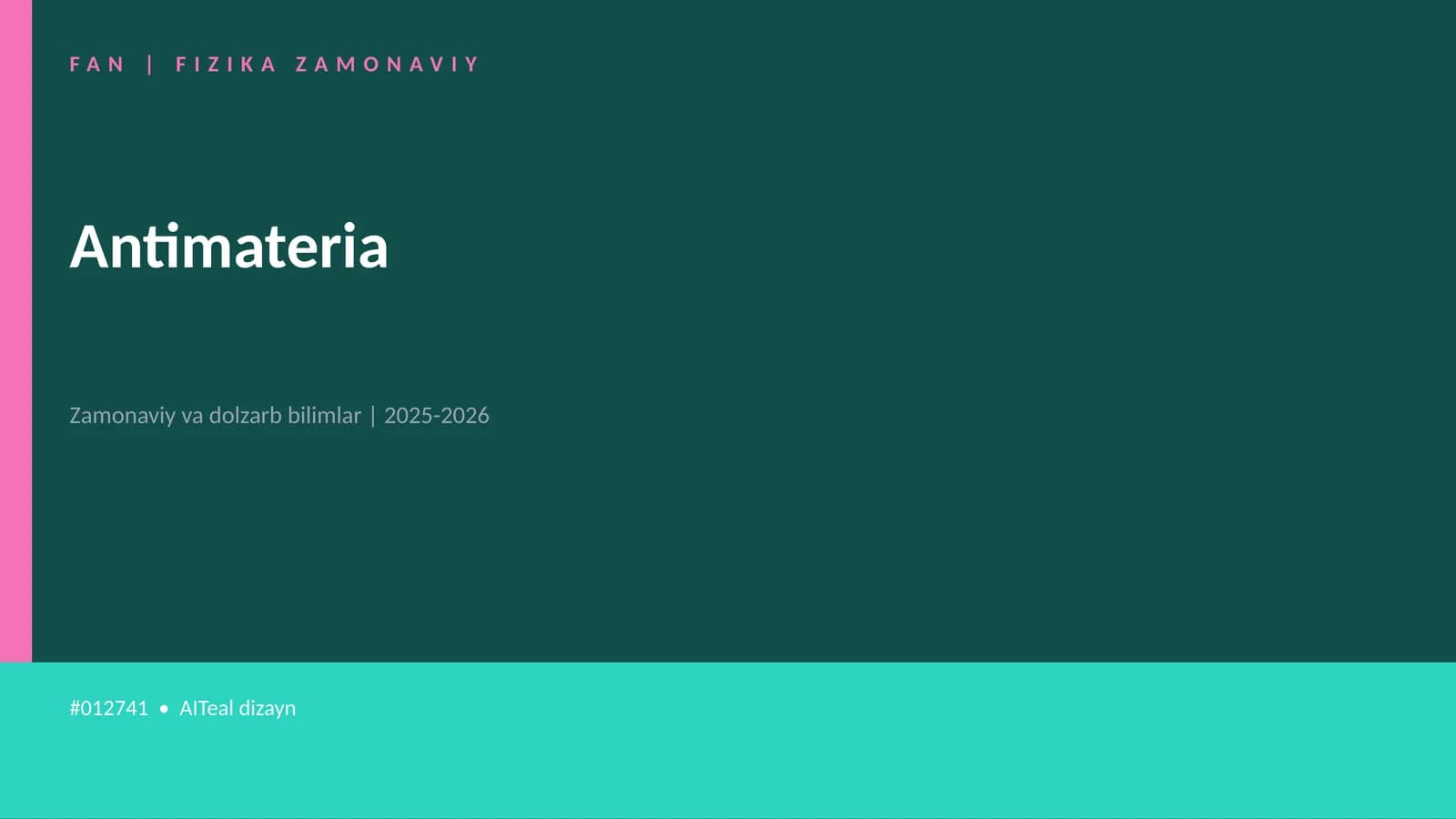 Antimateria