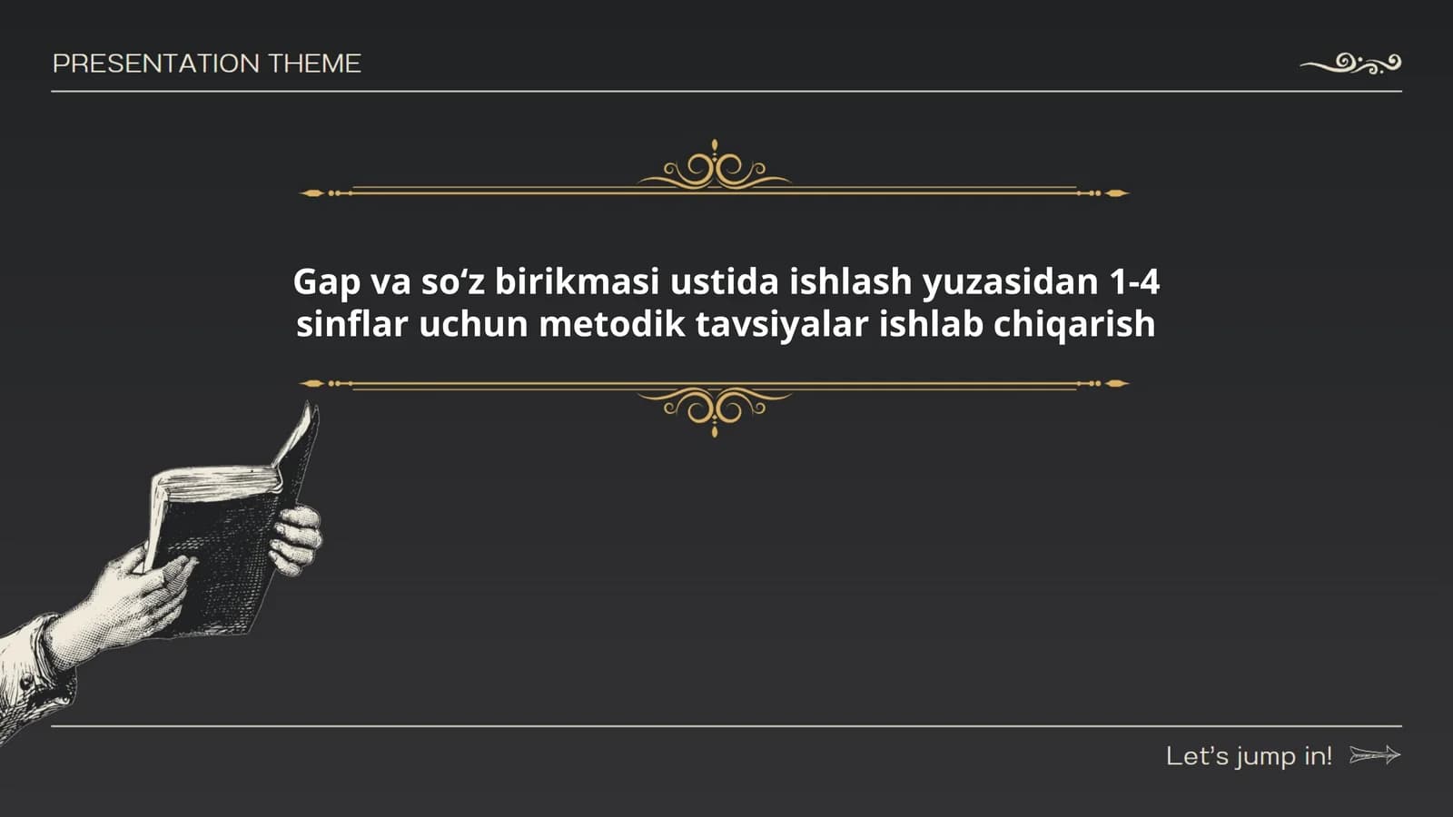Gap va soʻz birikmasi ustida ishlash yuzasidan 1-4 sinflar uchun metodik tavsiyalar ishlab chiqarish