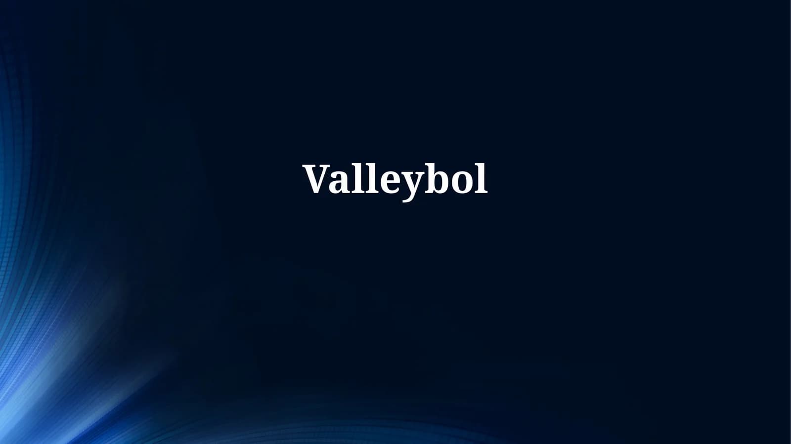 Valleybol
