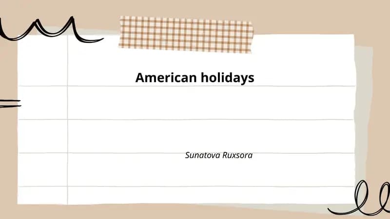 American holidays