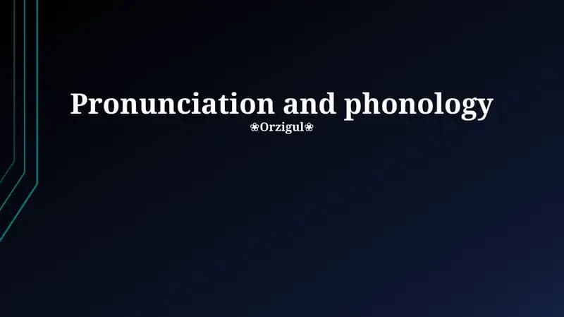 Fundamentals of Phonology