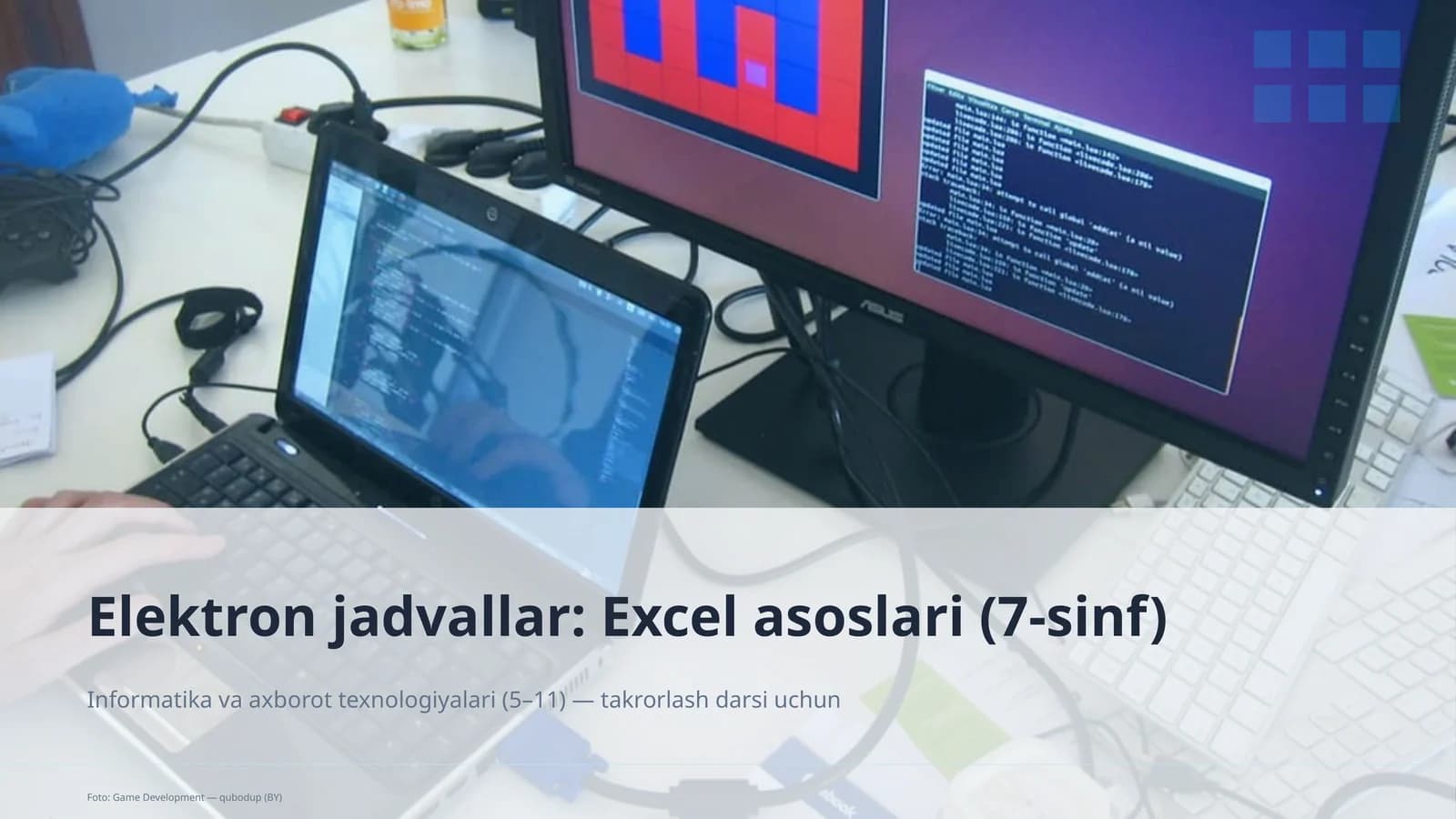Elektron jadvallar: Excel asoslari (7-sinf)