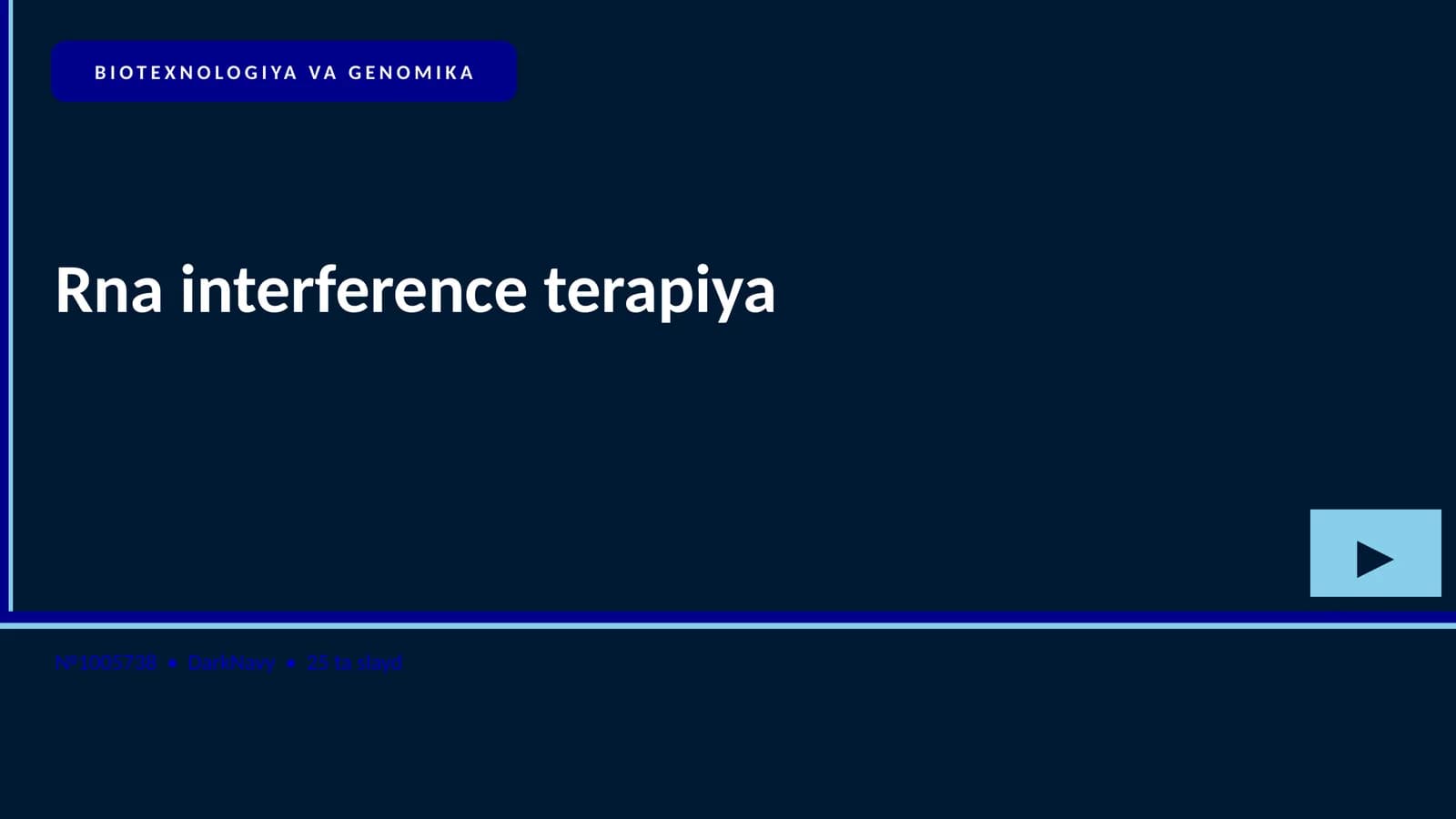 Rna interference terapiya
