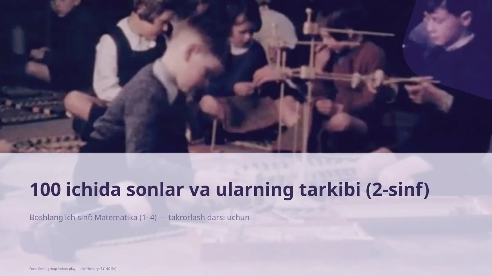 100 ichida sonlar va ularning tarkibi (2-sinf)