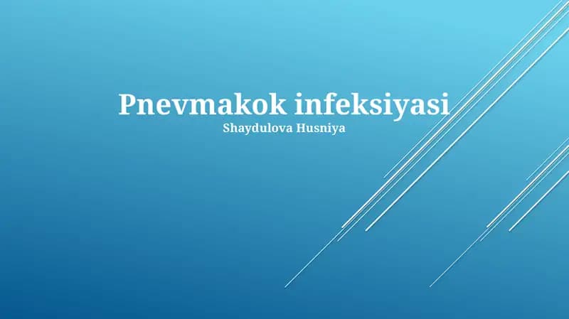 Pnevmakok infeksiyasi