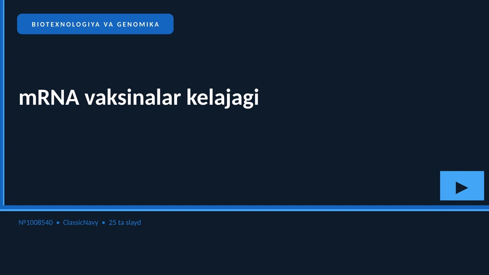 mRNA vaksinalar kelajagi