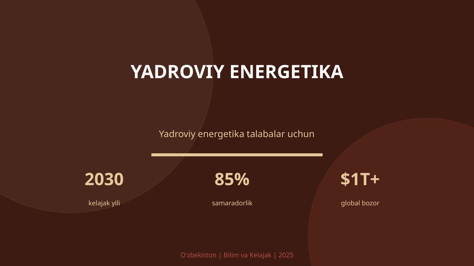 Yadroviy energetika