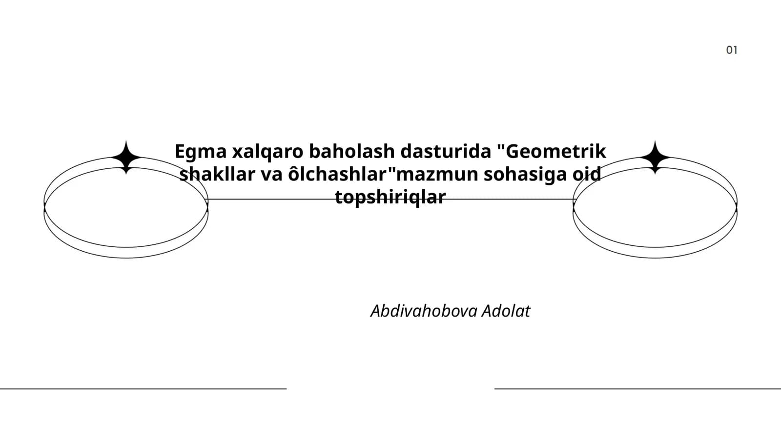 Geometrik shakllar va ôlchashlar