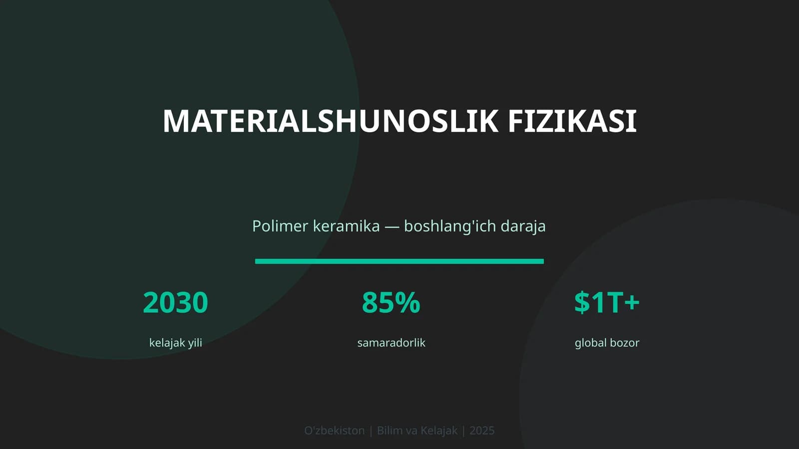 Materialshunoslik fizikasi
