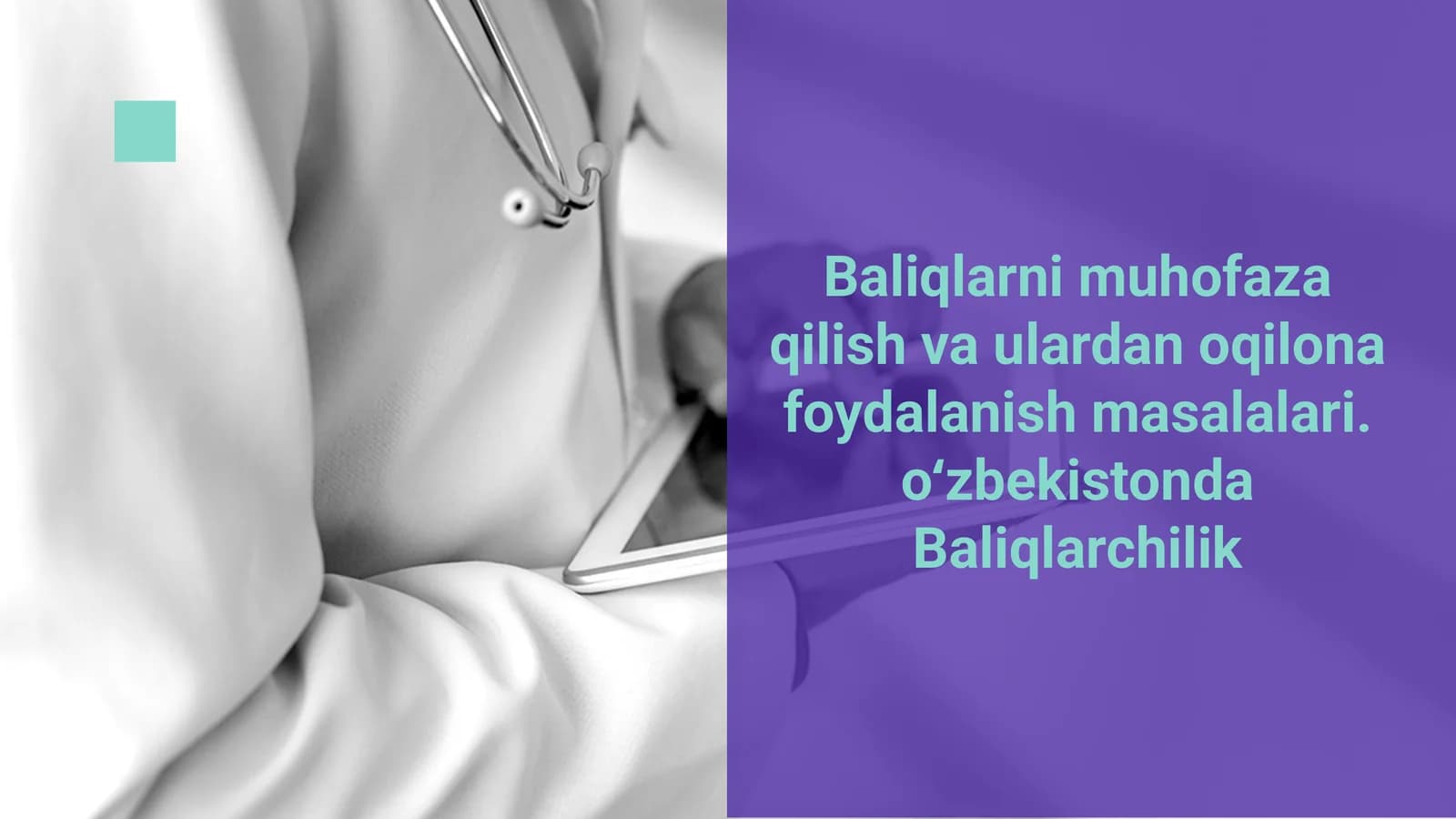 Baliqlarni Muhofaza Qilish va Ulardan Oqilona Foydalanish Masalalari
