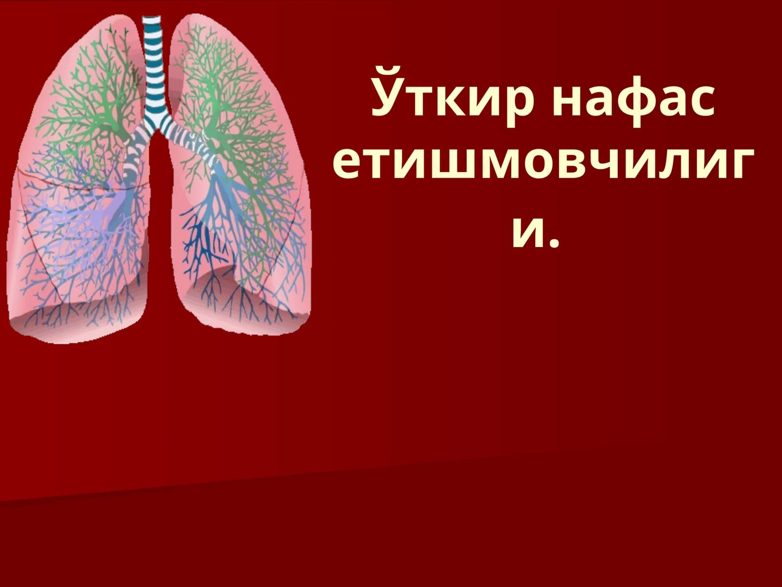 Ўткир нафас етишмовчилиги