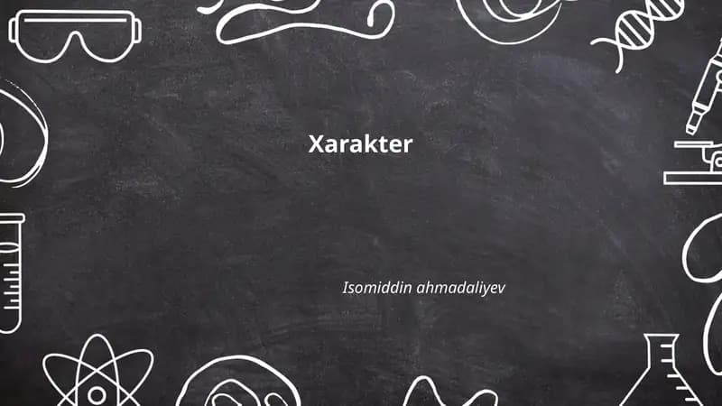 Xarakter