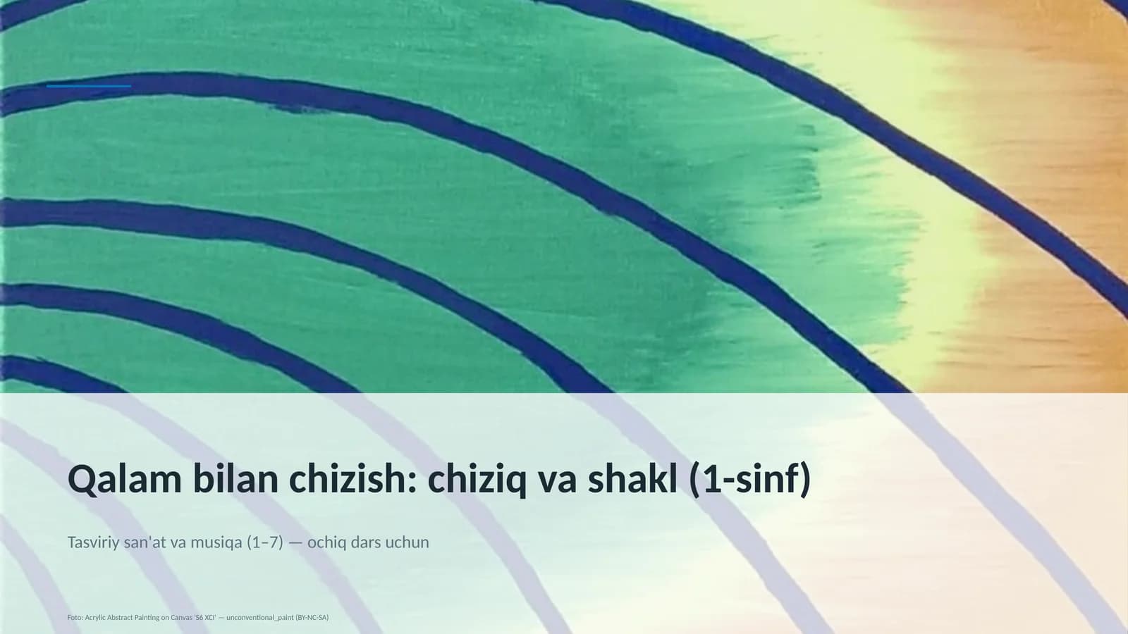 Tasviriy san'at va musiqa (1–7)