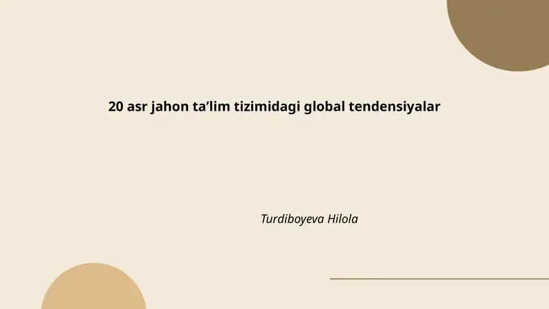 Ta'lim texnologiyalari va raqamli transformatsiya