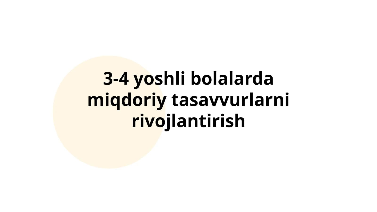 Sonlarni o‘rganish