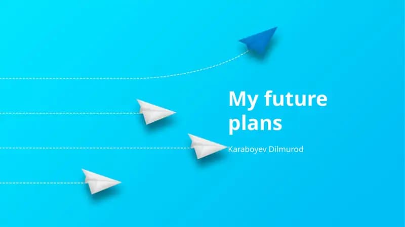 My future plans