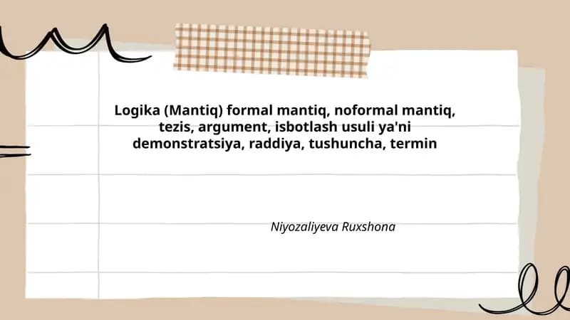 Logika (Mantiq)