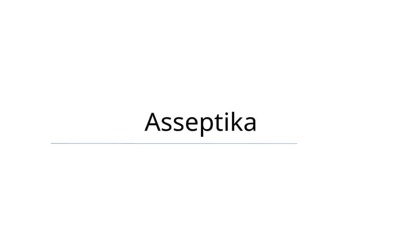 Asseptika