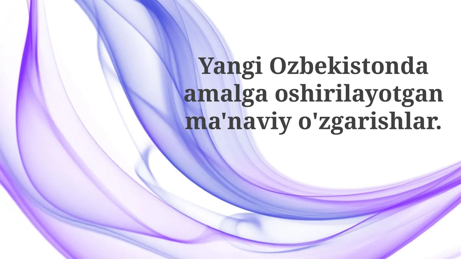 Islomning jamoat hayotdagi roli