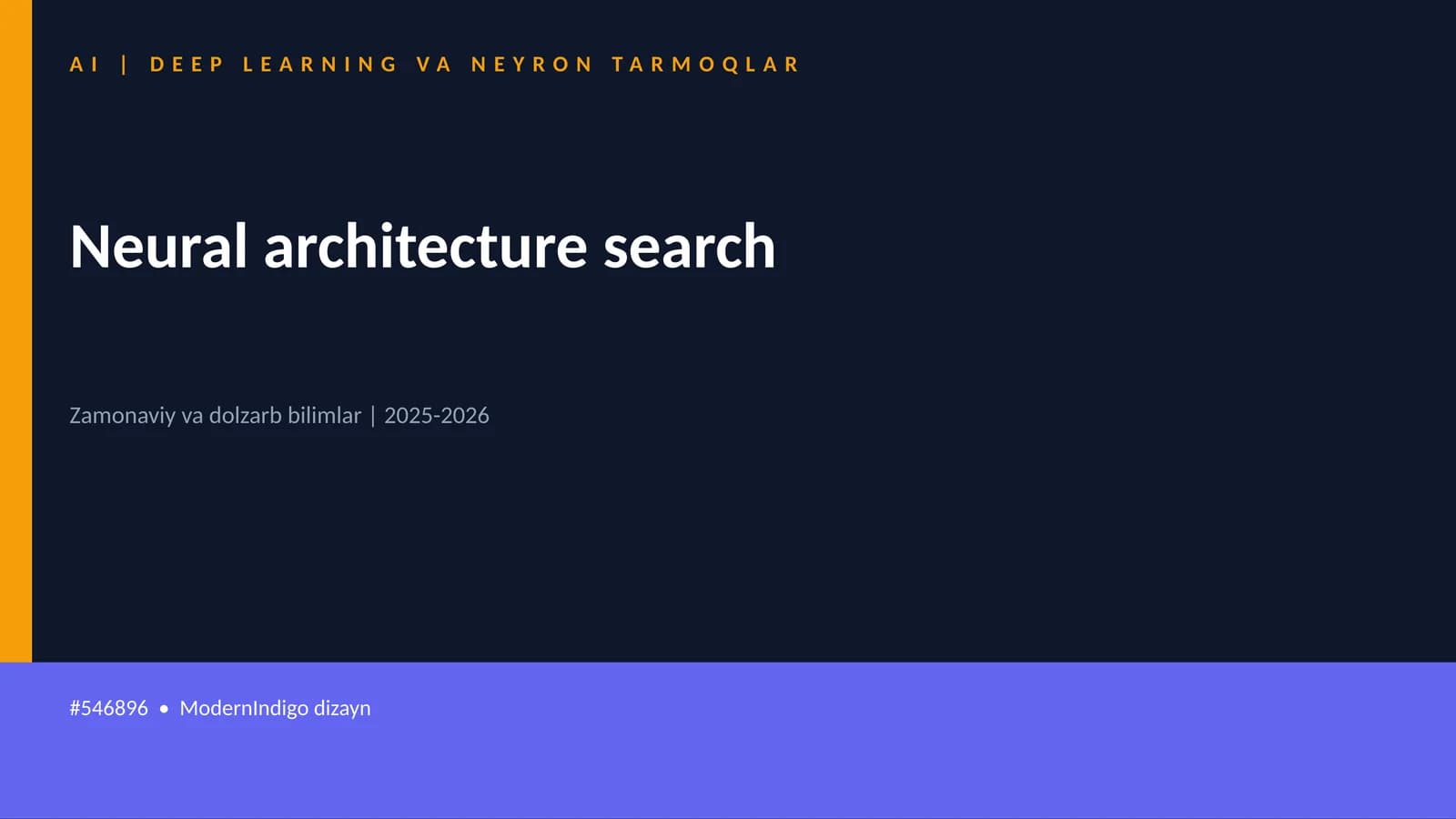 Neural architecture search