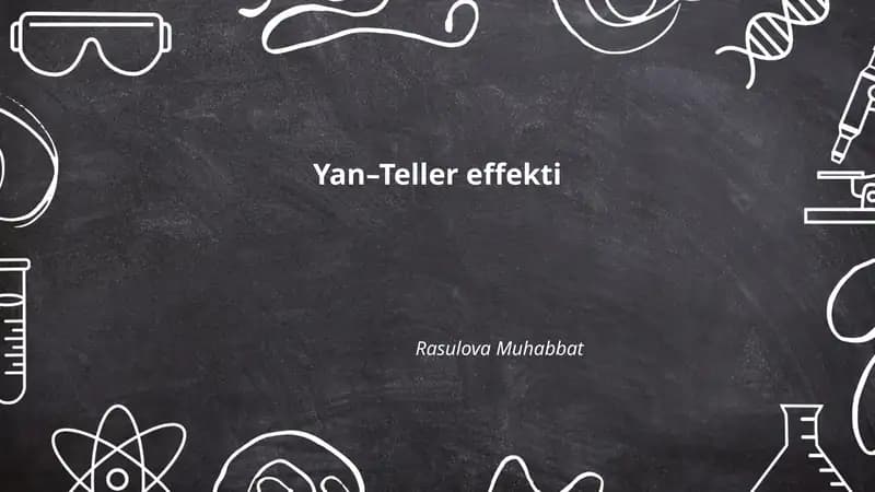 Yan–Teller effekti