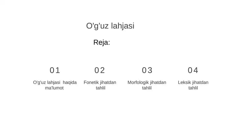 O'g'uz lahjasi