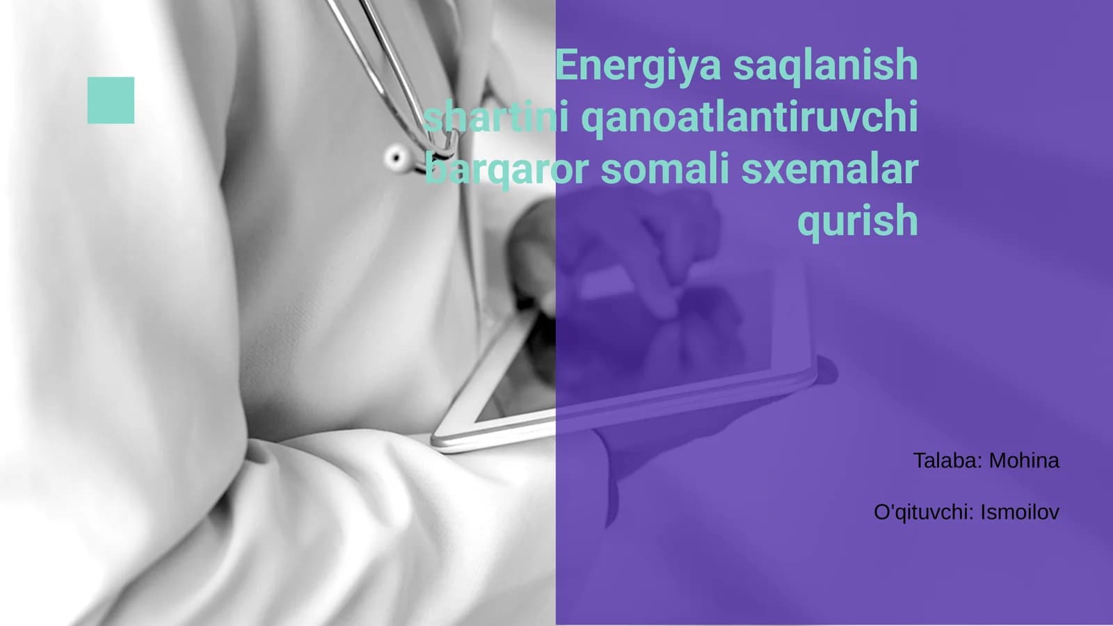 Barqaror somali sxemalar qurish