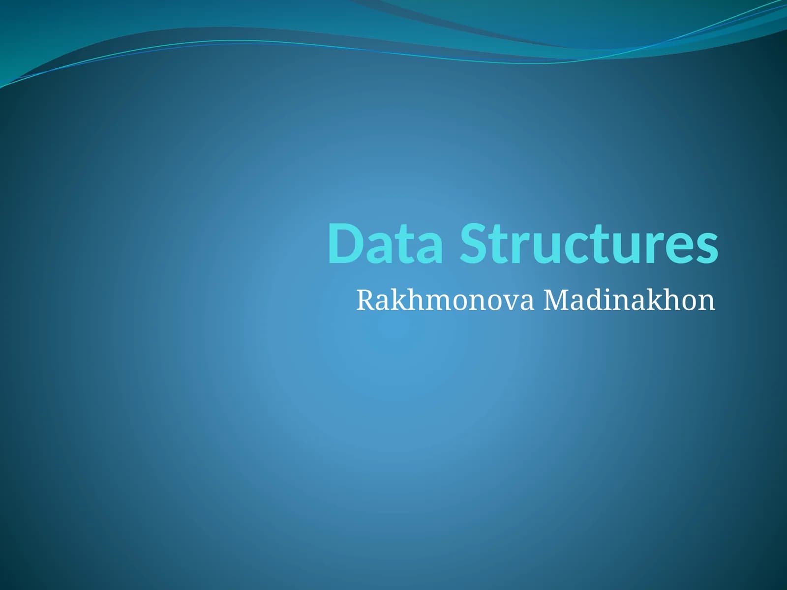 Data Structures