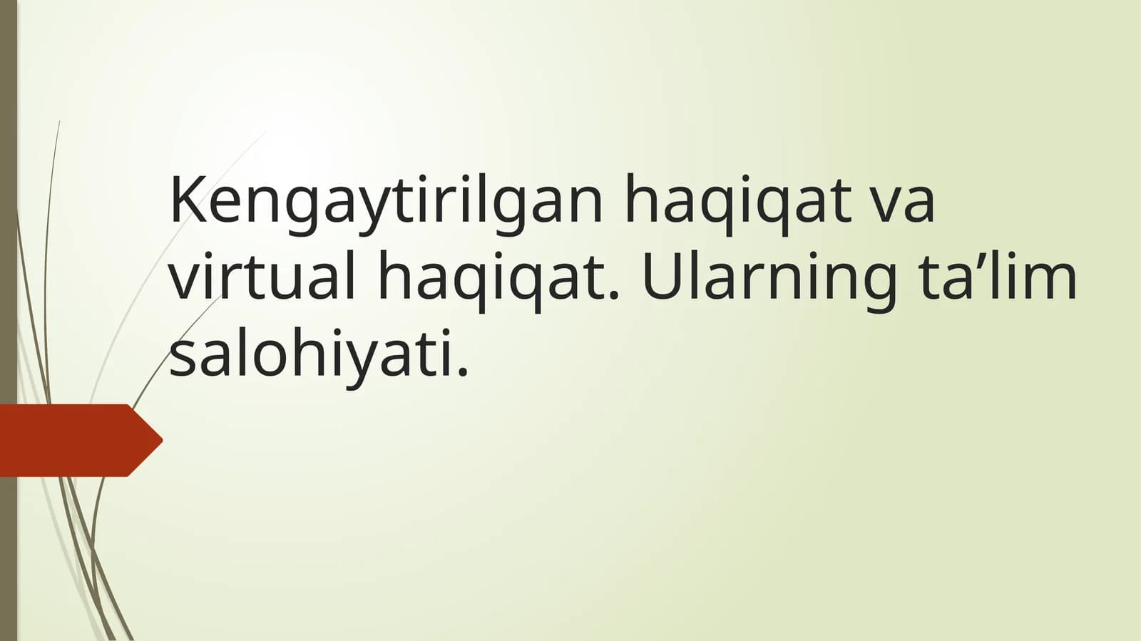 Virtual haqiqat va voqelik