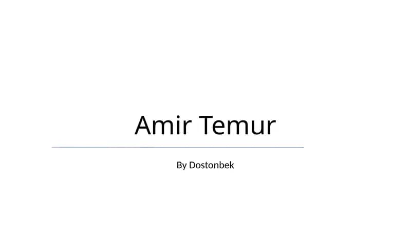 Amir Temur