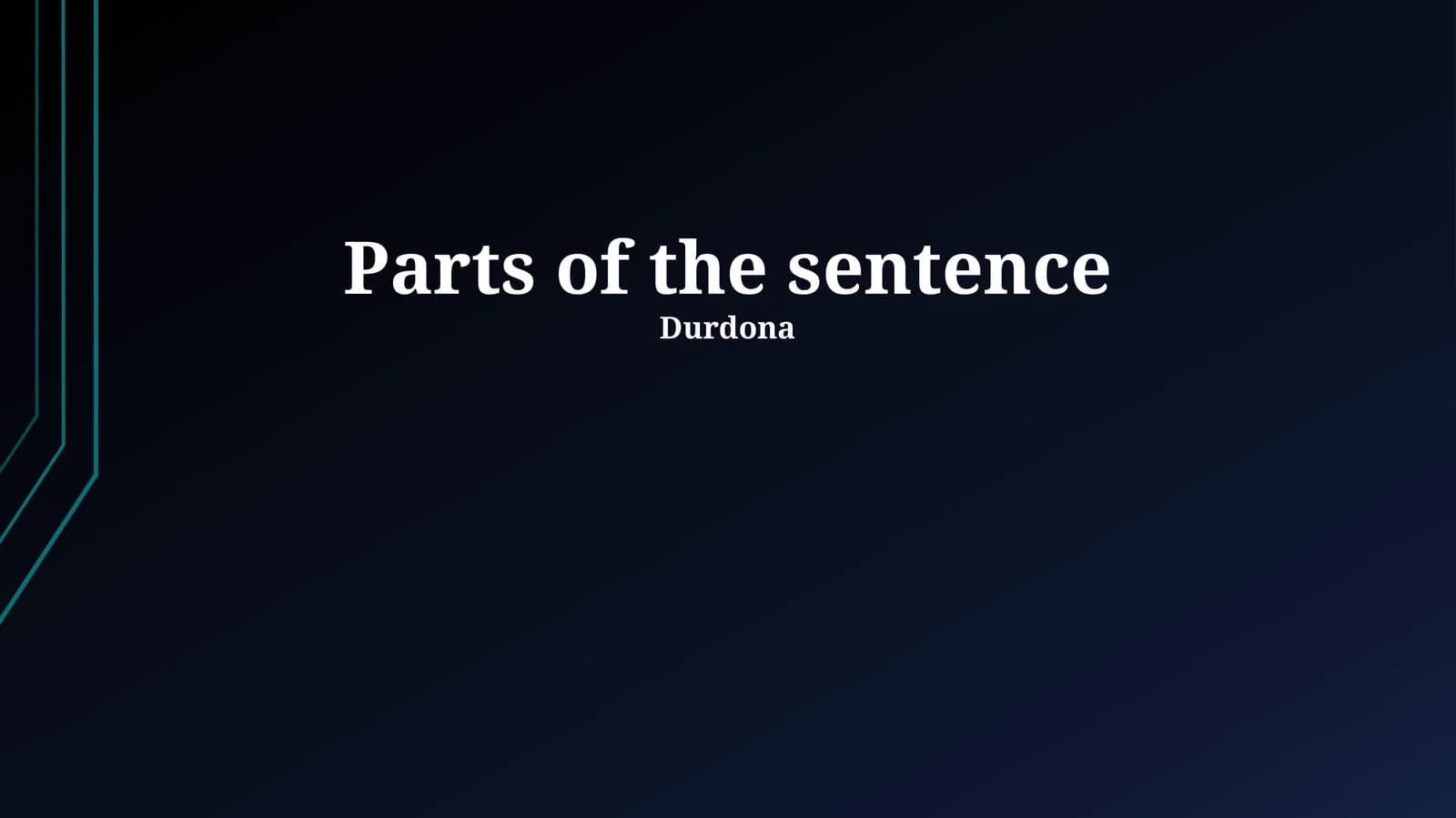 Unlocking the Sentence: Core Components (Subject, Predicate, Verb, Object)