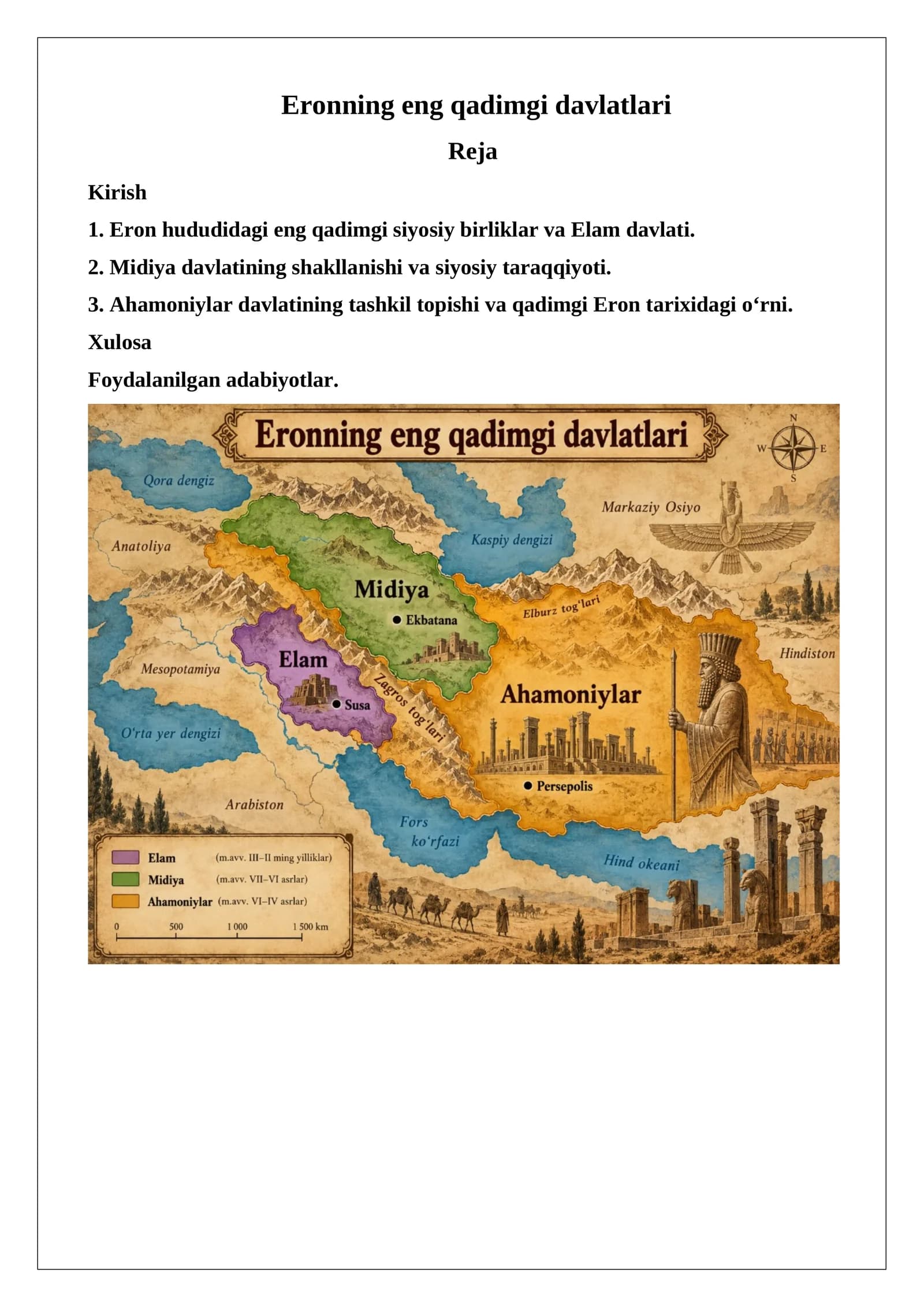 Eronning eng qadimgi davlatlari
