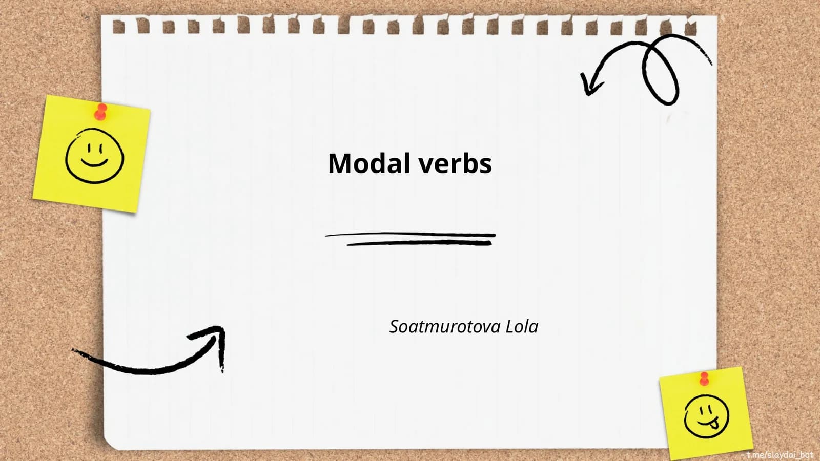 Modal verbs