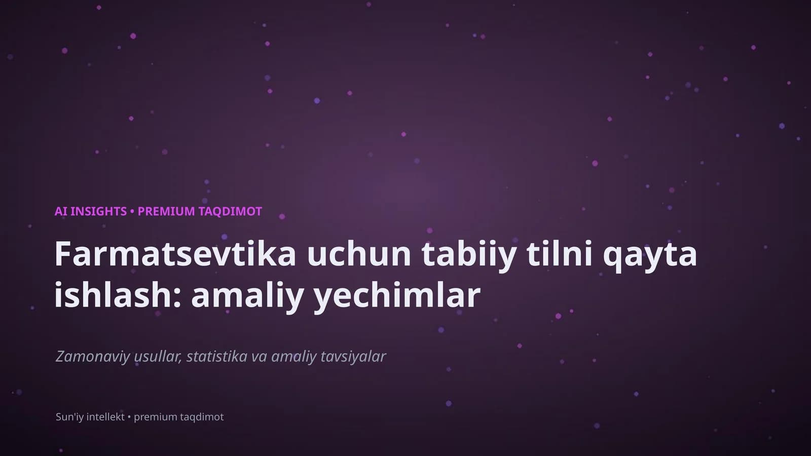 Premium Taqdimot