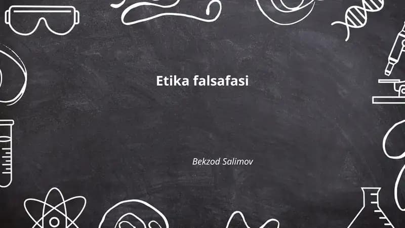 Etika falsafasi
