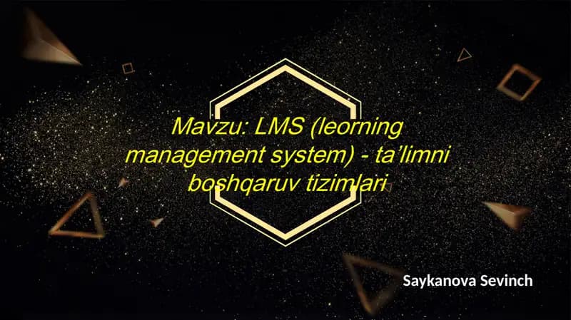 LMS (Learning Management System)
