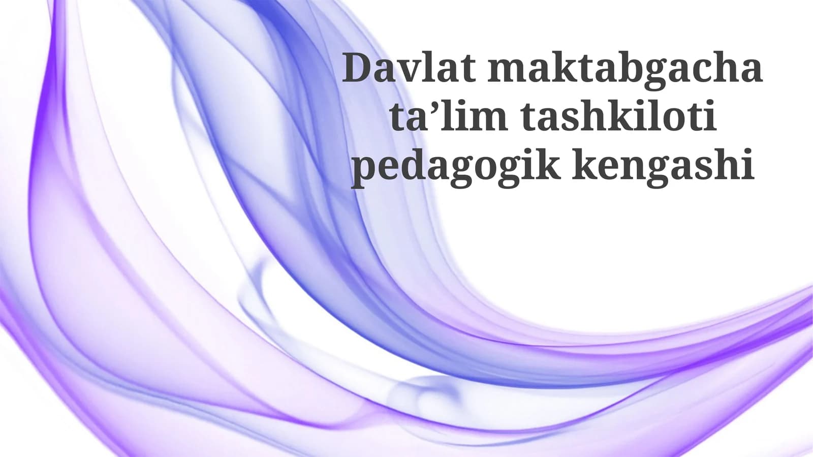 Davlat maktabgacha ta'lim muassasasi pedagogik kengashining vazifalari