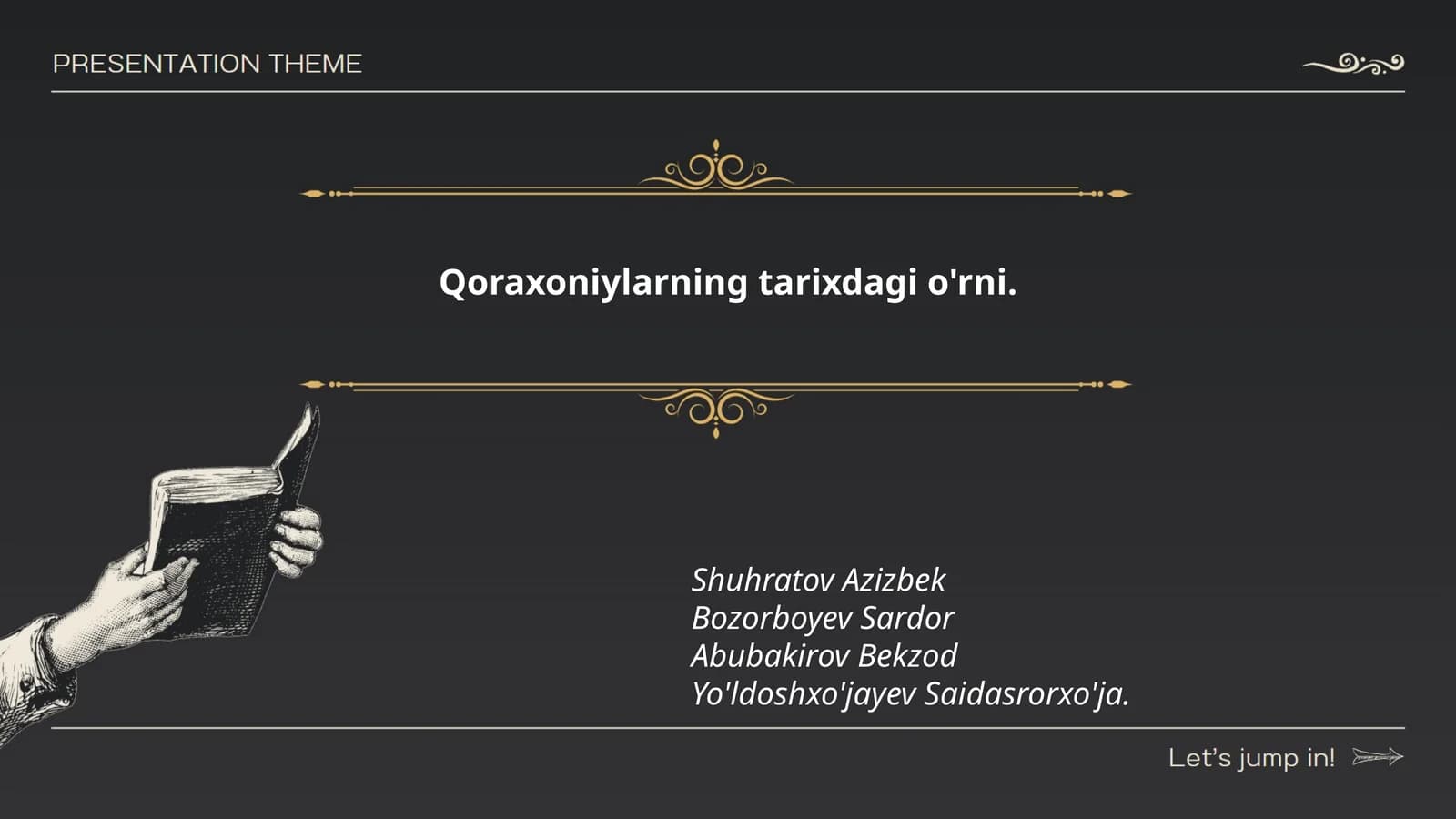 Qoraxoniylarning tarixdagi o'rni
