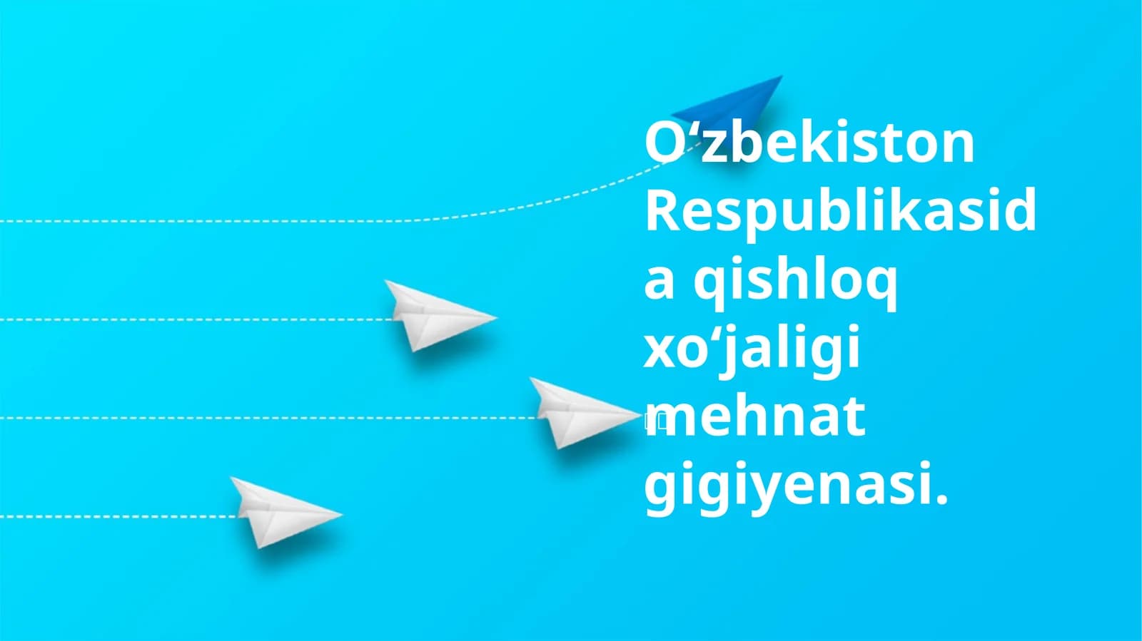 Xavfsizlik va Sogʻliqni Saqlash Qoidalari
