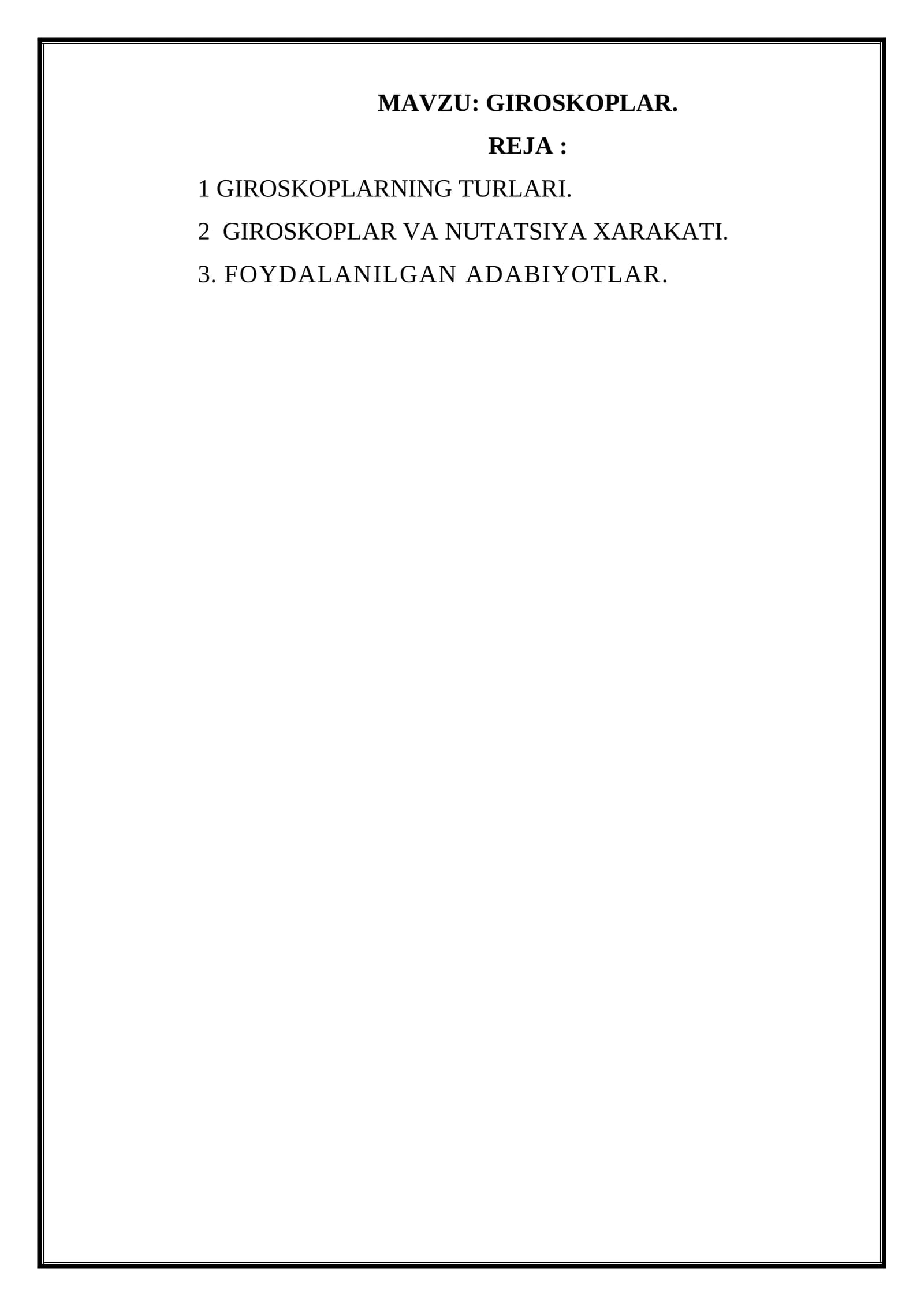 GIROSKOPLAR
